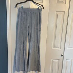 Aerie light blue flare bottom pants size XS regular length